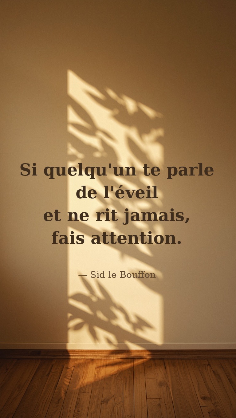 Le rire qui tient